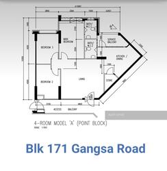 Blk 171 Gangsa Road (Bukit Panjang), HDB 4 Rooms #114526232